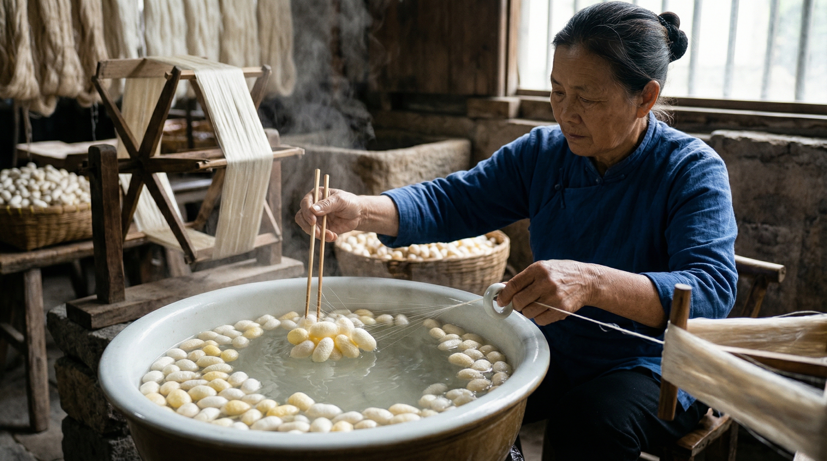 Lụa tơ tằm TP Hồ Chí Minh — mua chính hãng 100% từ làng nghề Nha Xá