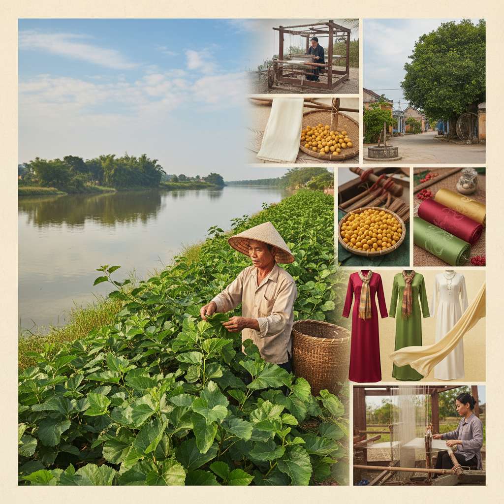 Quy trình nuôi tằm trồng dâu làng lụa Nha Xá Hà Nam chi tiết 2025