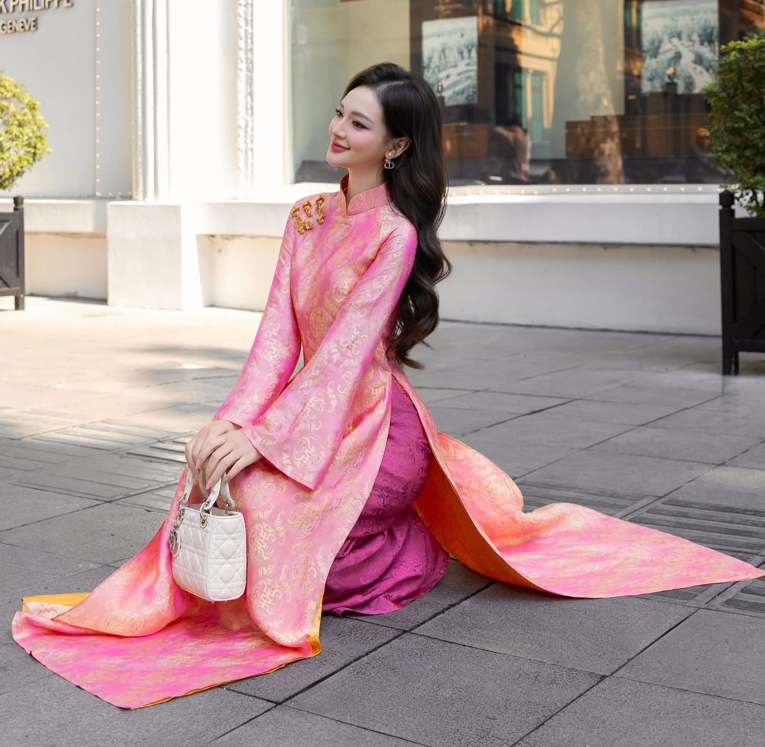 Áo dài 4 tà hot 2026